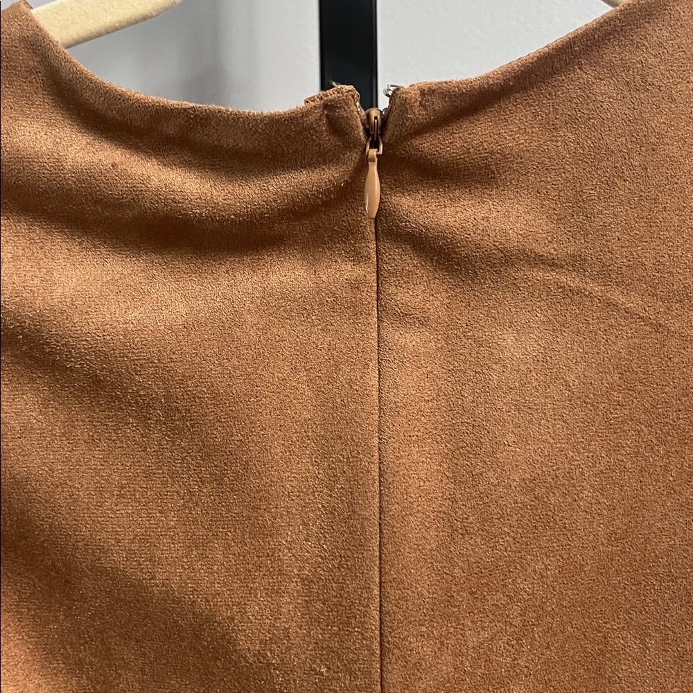 Tahari ASL Brown Mini Dress with Chain Detail Sz 6 nwt women’s dress #901 - Picture 6 of 10